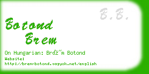 botond brem business card